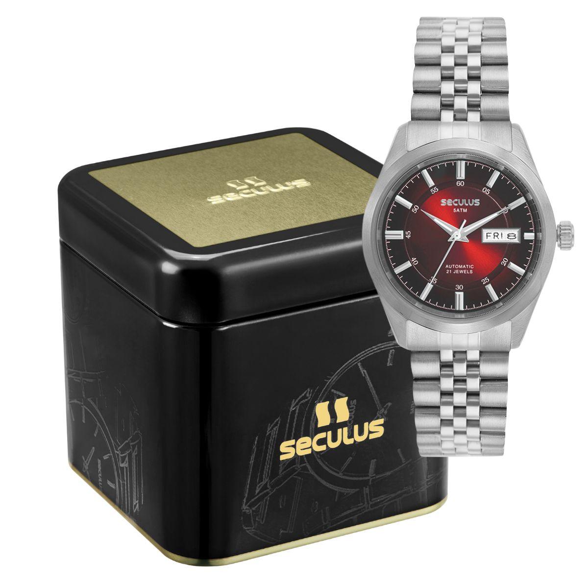 Relógio Seculus Masculino Automático 77361G0SVNA2 - Imagem 6