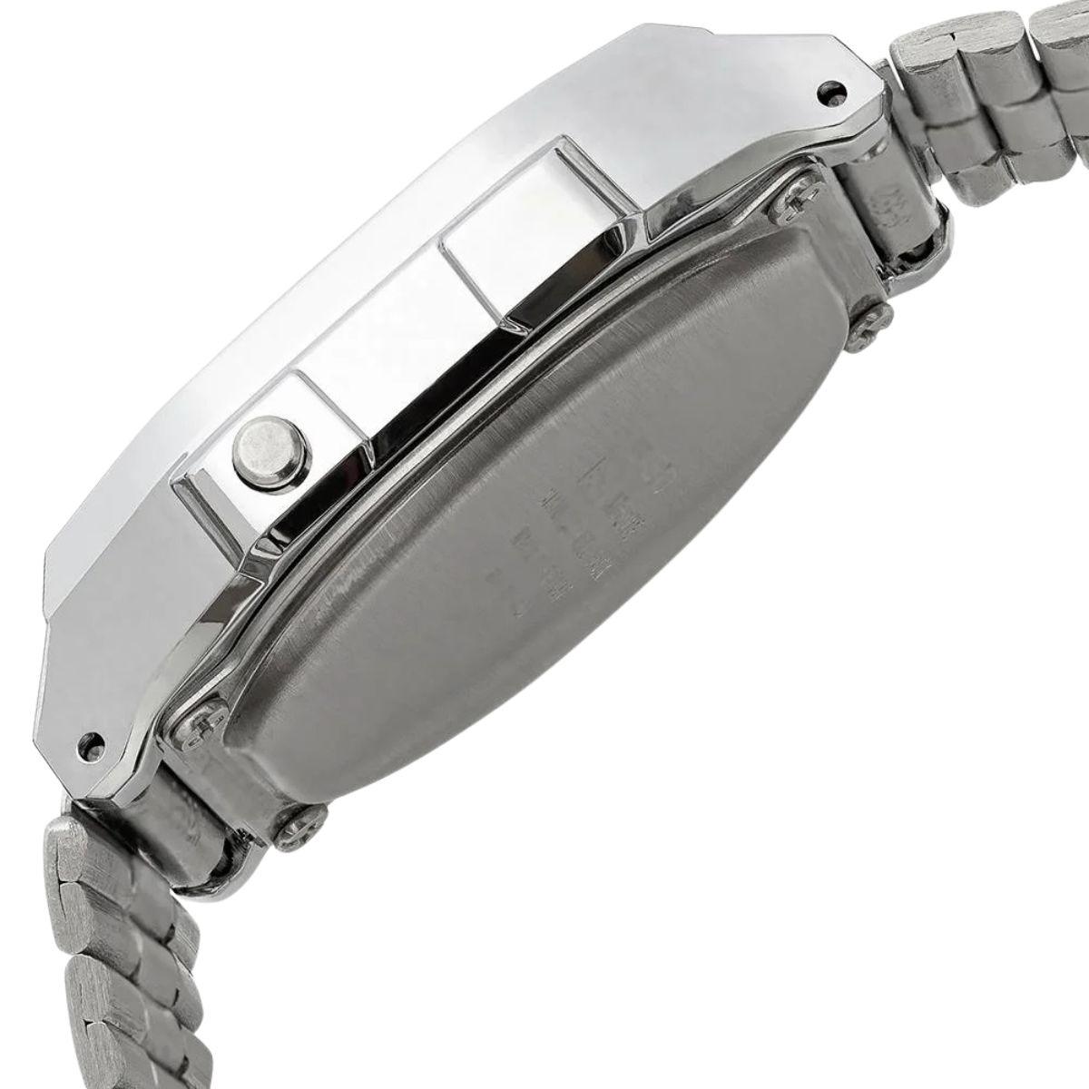 Relógio Casio Vintage Unissex A168WA-1WDF-SC Prata - Imagem 4