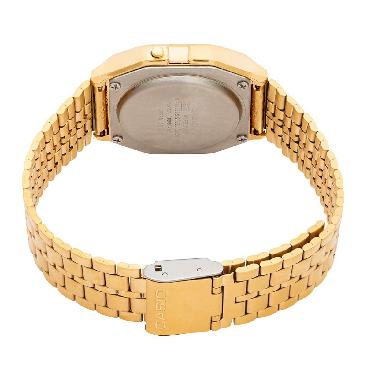 Relógio Casio Vintage Unissex A159WGEA-1DF-SC Dourado - Imagem 4