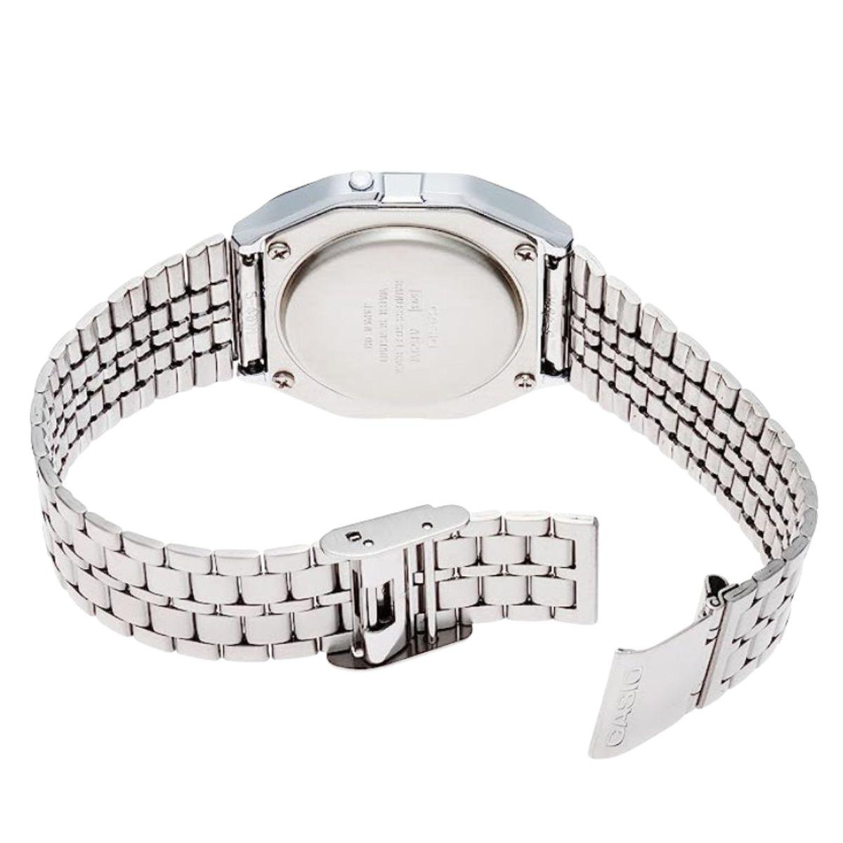 Relógio Casio Vintage Unissex A159WA-N1DF-SC Prata - Imagem 4