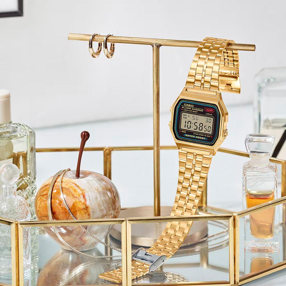 Relógio Casio Vintage Unissex A159WGEA-1DF-SC Dourado - Imagem 7